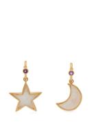Matchesfashion.com Theodora Warre - Mismatched Pearl And Gold Plated Earrings - Womens - Pearl