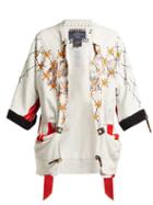 Matchesfashion.com Noki - Customised Street Couture Cotton Jacket - Womens - Grey Multi