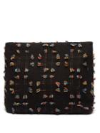 Gabriela Hearst - Phoebe A Check Fil Coup Cashmere Clutch - Womens - Black Multi