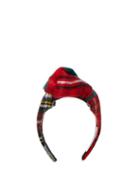 Benoît Missolin Diana Tartan-wool Headband