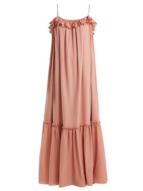 Matchesfashion.com Loup Charmant - Artemis Cotton Dress - Womens - Pink