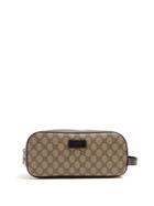 Gucci Gg Supreme Double-zipped Wash Bag