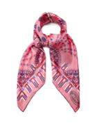 Valentino X Zandra Rhodes Graphic-print Silk Scarf