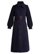 Chloé Contrast-sleeve Wool-blend Coat