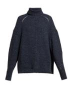 Matchesfashion.com Isabel Marant - Harriett Roll Neck Sweater - Womens - Navy