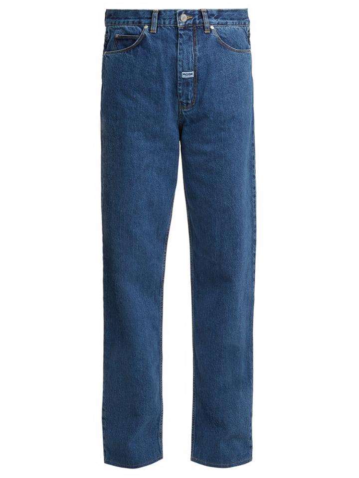 Martine Rose High-rise Relaxed-fit Straight-leg Jeans