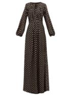 Matchesfashion.com Max Mara Studio - Lidia Dress - Womens - Black Multi