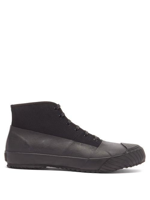Moonstar - All Weather Canvas High-top Trainers - Mens - Black