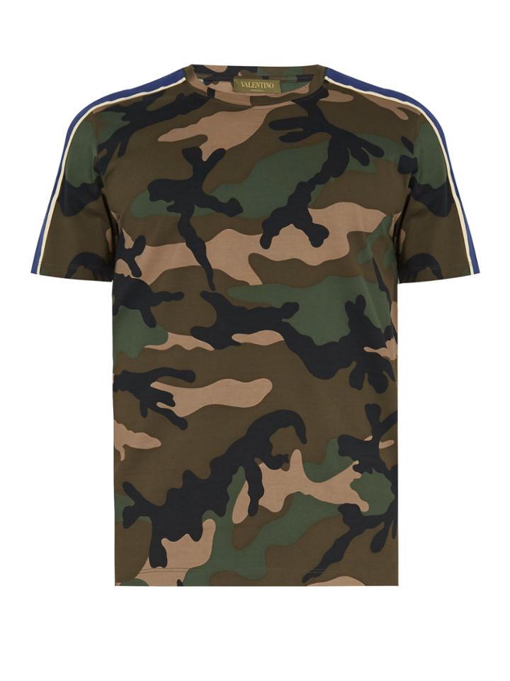 Valentino Camouflage-print T-shirt