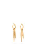 Matchesfashion.com Tohum - Maia 24kt Gold-plated Hoop Earrings - Womens - Gold