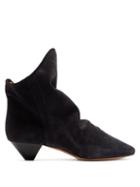 Matchesfashion.com Isabel Marant - Doey Suede Ankle Boots - Womens - Black