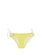 Matchesfashion.com Solid & Striped - The Lily Tie Side Bikini Briefs - Womens - Yellow