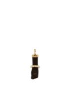 Matchesfashion.com Rosa De La Cruz - Hand Ebony, Pearl & 18kt Gold Pendant - Womens - Black Multi