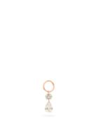 Matchesfashion.com Maria Tash - Floating Diamond & 18kt Rose-gold Charm - Womens - Rose Gold