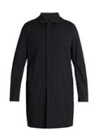 Wooyoungmi Point-collar Wool-blend Seersucker Coat