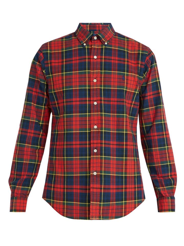 Polo Ralph Lauren Tartan-print Cotton Shirt