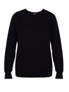 Matchesfashion.com Berluti - Wool, Silk And Cashmere Blend Ribbed Sweater - Mens - Navy