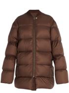 Rick Owens Flight Necked Duvet Jacket