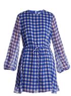 Diane Von Furstenberg Cossier-print Drawstring-waist Silk Dress