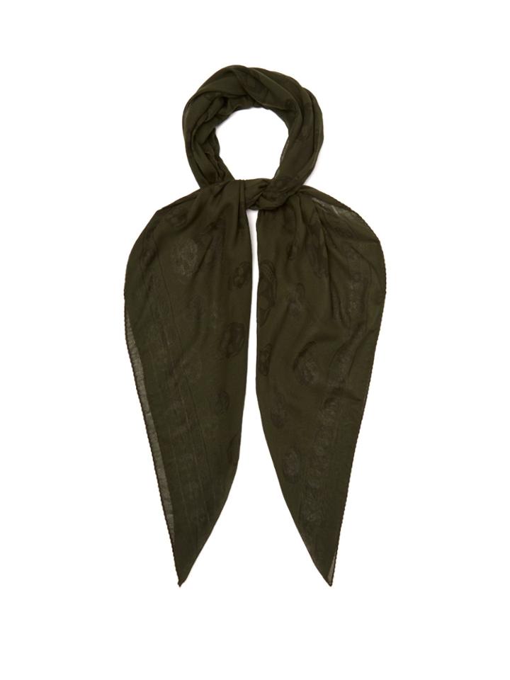 Alexander Mcqueen Skull-print Scarf