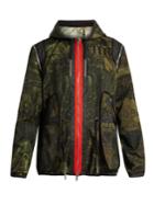 Givenchy Dollar-print Hooded Technical Jacket