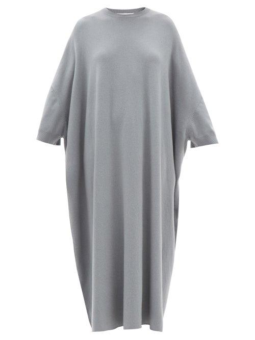 Extreme Cashmere - No. 227 Ghost Stretch-cashmere Midi Dress - Womens - Mid Blue