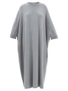 Extreme Cashmere - No. 227 Ghost Stretch-cashmere Midi Dress - Womens - Mid Blue