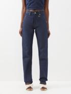 Jacquemus - Nimes High-rise Organic-denim Jeans - Womens - Navy Green