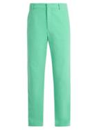 Matchesfashion.com Sies Marjan - Straight Leg Cotton Corduroy Trousers - Mens - Mint