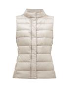 Matchesfashion.com Herno - Giulia Quilted Down Gilet - Womens - Silver