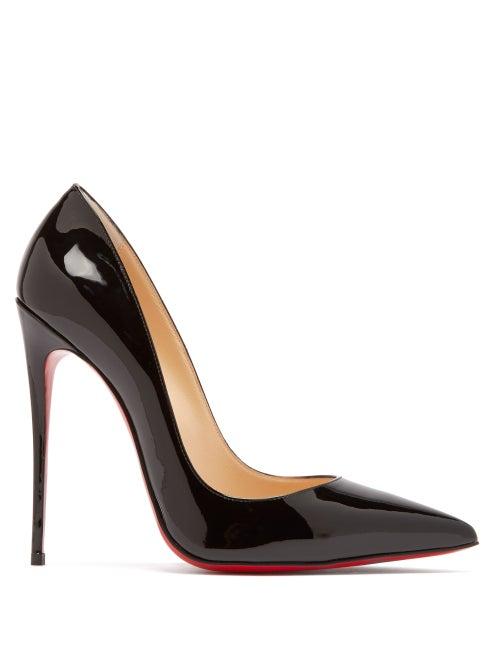 Matchesfashion.com Christian Louboutin - So Kate 120 Patent-leather Pumps - Womens - Black