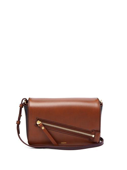 Matchesfashion.com Joseph - Warwick Leather Shoulder Bag - Womens - Black Tan