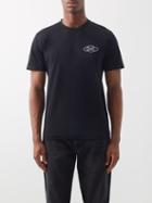 Sunspel - X David Shrigley Riviera Cotton-jersey T-shirt - Mens - Black