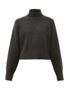 Matchesfashion.com Proenza Schouler - Roll-neck Cashmere Sweater - Womens - Charcoal