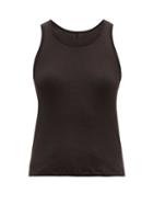 Matchesfashion.com Wardrobe. Nyc - Ribbed Cotton Tank Top - Womens - Black