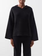 Allude - Wool-blend Hooded Sweater - Womens - Black