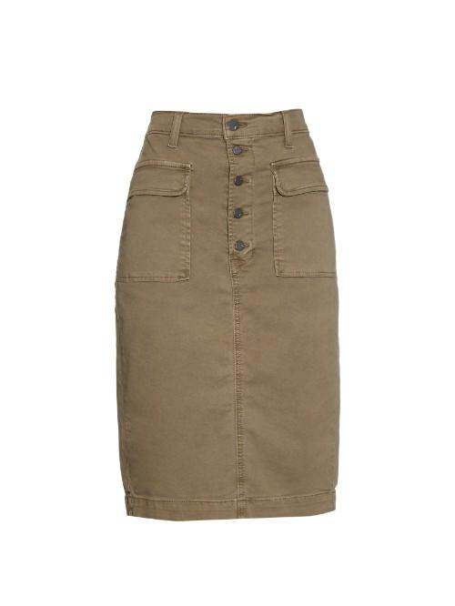 J Brand Ani Utility Cotton-blend Pencil Skirt