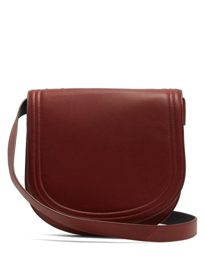 Diane Von Furstenberg Large Saddle Leather Cross-body Bag