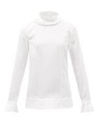 Matchesfashion.com Duncan - Toni Ruffled Cotton-poplin Shirt - Womens - White
