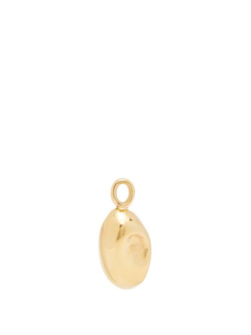 Matchesfashion.com Bottega Veneta - Nugget 18kt Gold-plated Sterling Silver Charm - Womens - Gold