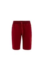 Matchesfashion.com Dolce & Gabbana - Logo-plaque Cotton-jersey Track Shorts - Mens - Red
