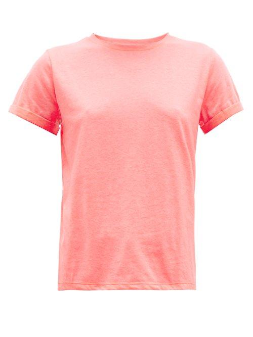 Matchesfashion.com A.p.c. - Cyd Cotton Jersey T Shirt - Womens - Pink