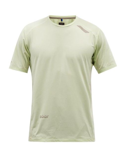 Soar - Tech 3.0 Recycled Nylon-blend T-shirt - Mens - Light Green