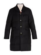 Thom Browne Chesterfield Down-filled Wool Coat