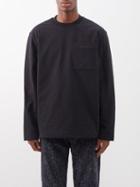 Jacquemus - Bricciola Cotton-jersey Long-sleeved T-shirt - Mens - Black