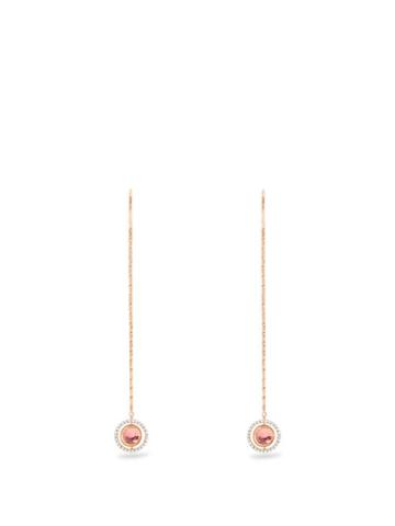 Matchesfashion.com Marie Mas - Diamond, Amethyst, Topaz & Pink Gold Earrings - Womens - Pink