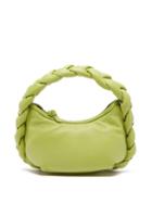 Hereu - Espiga Braided-handle Leather Shoulder Bag - Womens - Green