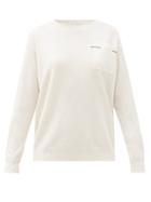 Matchesfashion.com Brunello Cucinelli - Monili-trim Pocket Cashmere Sweater - Womens - Ivory