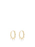 Matchesfashion.com Patcharavipa - Butterfly Diamonds & 18kt Gold Hoop Earrings - Womens - Gold