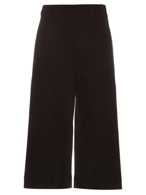 Brunello Cucinelli Wide-leg Cropped Gabardine Trousers